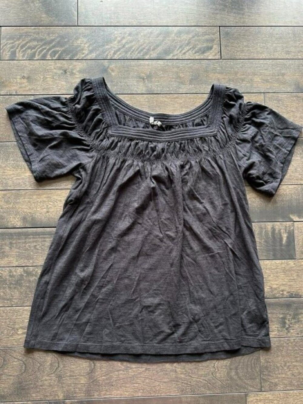 Anthropologie Ruched Tee